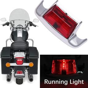 img 3 attached to Rear Fender Tip LED Light Compatible With Electra Glide 1980-2013 Heritage Softail Classic FLSTC 1986-2008 Red