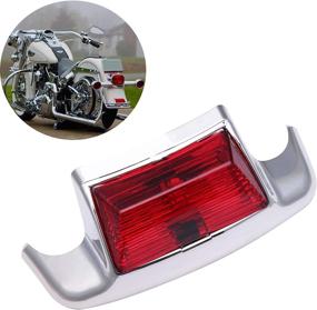 img 1 attached to Rear Fender Tip LED Light Compatible With Electra Glide 1980-2013 Heritage Softail Classic FLSTC 1986-2008 Red