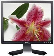 dell e177fpc 17-inch lcd monitor in black with 1280x1024 resolution logo