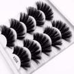 handmade 3d mink hair false eyelashes - set of 5 pairs for criss-cross, wispy, and fluffy 22mm-25mm lashes extension - perfect eye makeup tool (k506) logo