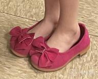 img 1 attached to Vokamara Suede Round Ballet X Yellow 👧 Girls' Shoes: Stylish and Comfortable Flats for Trendy Kids review by Sandra Edwards