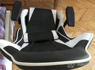 img 2 attached to Computer chair Everprof Lotus S6 gaming, upholstery: imitation leather, color: black/white review by Agata Strzalek ᠌