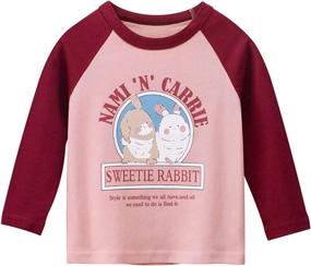 img 3 attached to 👕 OFIMAN Toddler T Shirt Crewneck Years - White Girls' Clothing for Tops, Tees & Blouses: Cute, Comfy, and Stylish Options for your Little One!