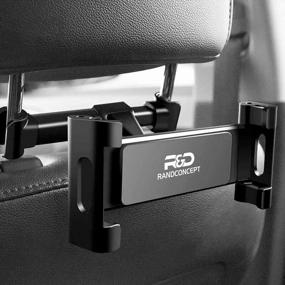 img 4 attached to Randconcept Car Headrest Tablet Mount: Keep Your Kids Entertained In Style
