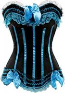 blidece plus size corsets for women lace trim corset satin overbust waist cincher bodyshaper top bustier logo