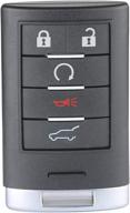 keyecu smart proximity remote 5 button key for cadillac srx 2010-2015 (fcc id: nbg009768t) logo