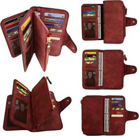 img 2 attached to Wallet Ladies Capacity Wallets Leather Women's Handbags & Wallets ~ Wallets