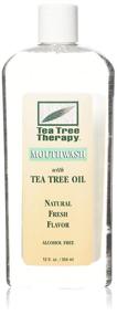 img 2 attached to 🌿 Tea Tree Therapy Mouthwash - 8 Ounce