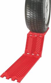 img 3 attached to 🚗 Maxsa 20025 Red Compact Folding Traction Mat: Reliable All Weather Vehicle Extraction (Set of 2)