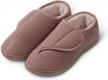 garatia women's memory foam diabetic slippers furry no-slip arthritis edema house shoes logo