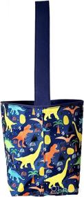 img 2 attached to 🦕 Dinosaur Easter Basket: Personalizable Fabric Tote Bag for Boys and Girls - A Fun Toy Bin and Great Gift Idea