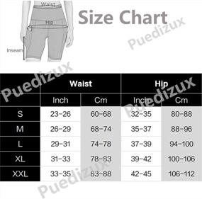 img 1 attached to Get Your Workout On With Puedizux Women'S High Waisted Biker Shorts!