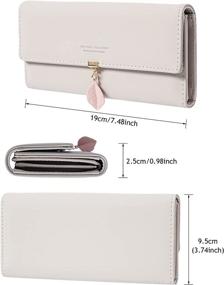 img 1 attached to 👛 INNIFER Tri Fold Wallets: Stylish Leather Holder for Women's Handbags & Wallets - Enhance your Accessories Collection with Wallets!
