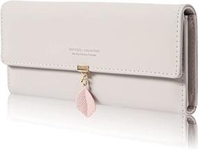 img 4 attached to 👛 INNIFER Tri Fold Wallets: Stylish Leather Holder for Women's Handbags & Wallets - Enhance your Accessories Collection with Wallets!