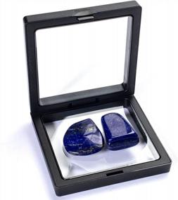 img 2 attached to Experience Calming Anxiety With KALIFANO Tumbled Lapis Lazuli Bundles - AAA+ Jewelry Grade Reiki Crystals - Perfect For Wicca/Healing - Learn More With Included Information Card