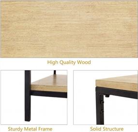 img 3 attached to Rustic Wood Console Table For Hallway, Living Room, Kitchen - 31.5"X20"X18.25