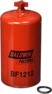 🔵 baldwin bf1212 heavy duty diesel fuel spin-on filter (6-pack) logo
