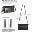 versatile lecxci leather crossbody purses: ideal clutch phone wallets for stylish women logo