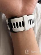 картинка 1 прикреплена к отзыву NotoCity Silicone Sport Watch Band Compatible With Fenix 6X, 5X/5X Plus, 7X, 3/3 HR, Tactix Delta PX & D2 Charlie Smartwatches - Black-Grey от Darren Pham