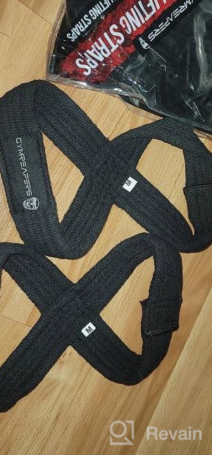 img 1 attached to Figure 8 Lifting Straps For Deadlift, Powerlifting, Strongman, & Cross Training Strong Weightlifting Wrist Straps For Men, Women review by Cashout Harden