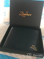 img 1 attached to Get Organized in Style with Zofiny's Genuine Nappa Leather Men's Wallet review by Jason Flippen