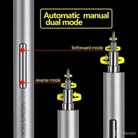 img 3 attached to Wowstick 1F+ Mini Electric Screwdriver: 69 in 1 Precision Screwdriver Set with LED Light & Magnetic Positioning Plate – Type-C Cordless Repair Tool for Cell Phones, Watches, Cameras