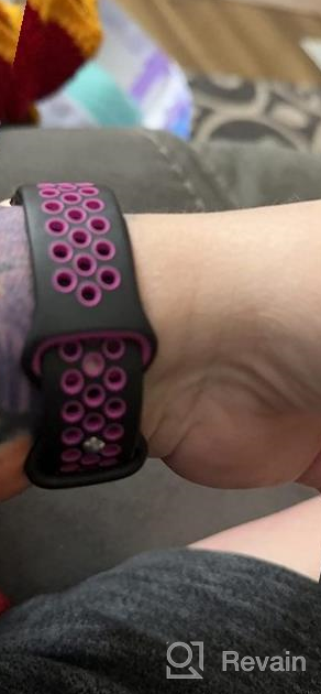 img 1 attached to Maledan Advanced Waterproof Dressy Sport Band For Fitbit Versa 3 And Sense Smart Watches - Perfect Replacement For Women And Men review by Peter Boisvert