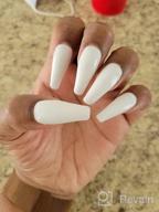 img 1 attached to Get Glam With AddFavor'S 400Pcs Full Cover Ballerina Coffin False Nail Tips - Perfect For DIY Nail Art Decorations! review by Jim Plump