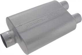 img 2 attached to 🚘 Flowmaster 430402 3In (C)/2.5Out (D) 40 Series Muffler - Optimal Performance & Noise Reduction