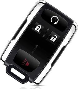 img 4 attached to 🔑 Chevy & GMC Car Key Fob Compatible with Silverado 1500 2500 3500 (2014-2020), Colorado (2015-2021), Sierra 1500 2500 3500 (2014-2020), Canyon (2015-2021) - M3N32337100