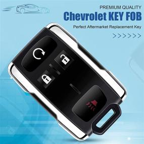 img 3 attached to 🔑 Chevy & GMC Car Key Fob Compatible with Silverado 1500 2500 3500 (2014-2020), Colorado (2015-2021), Sierra 1500 2500 3500 (2014-2020), Canyon (2015-2021) - M3N32337100