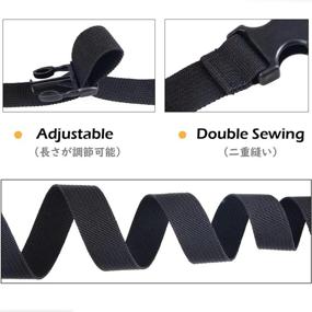 img 1 attached to Secure Your Luggage With TRIWONDER Adjustable Tie Down Straps & Quick-Release Buckles!