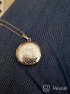 img 1 attached to 👧 YOUFENG Lockets Necklace - Stylish Girls' Jewelry for Pictures review by Jessica Coronado