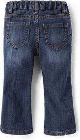 img 3 attached to 👖 Baby and Toddler Girls Basic Bootcut Jeans from The Children's Place