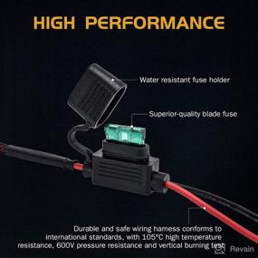 img 2 attached to 🚘 LZHOU TECH 2 Lead 12V 40A Rock Switch Relay Fuse Nylon Wire Harness Kit for LED Light Bars Fog Lights Driving Lights Offroad LED Pods Wire Kit for Truck UTV ATV Boat – Enhanced SEO