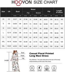 img 1 attached to 👗 HOOYON Women's Printed Pockets Casual Dresses - Stylish Women's Clothing