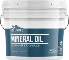 img 4 attached to 1-Gallon Earthborn Elements Mineral Oil for Cutting Boards and Wooden Utensils – Enhance Your Organic Kitchen