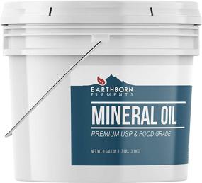 img 1 attached to 1-Gallon Earthborn Elements Mineral Oil for Cutting Boards and Wooden Utensils – Enhance Your Organic Kitchen