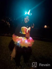 img 7 attached to LED Light Up Neon Tulle Tutu Skirt - 5 Layers Perfect For Parties And Dance; Women'S Fashion Statement