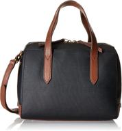 fossil women's leather satchel: stylish handbag for women at satchels logo