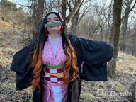 img 1 attached to Halloween Costume For Women - Kamado Cosplay Outfit With Kimono Haori And Bamboo - Available In US Sizes review by Shane Mack
