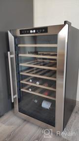 img 4 attached to Винный холодильник VIATTO VA-WC33CDL на 33 бутылки / шкаф для вина / холодильник для вина