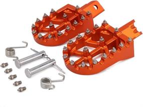 img 3 attached to Motorcycle Foot Pegs Rest Pedal Footpegs For CRF XR 50 70 110 Pit Bike Chinese Stomp Lucky MX Thumpstar Explorer Pitster Pro SDG DHZ SSR Tao Tao Bosuer KAYO Xmotor Apollo - Orange