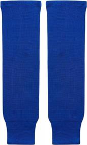 img 4 attached to EALER HSK Series Multiple Colors Knit Hockey Socks Junior To Senior