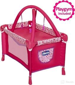 img 4 attached to 🏻 Convertible Baby Doll Playard Playmat with Mobile – For 18" Baby Dolls, Ideal Gift for Girls 3 Years & Up