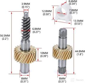 img 3 attached to 🔧 PQY Convertible Top Latch Motor Gear Repair Kit for BMW E36 E46 E64: Compatible with 2000-2010 Models and More!