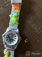 img 1 attached to Enhanced ELEOPTION Kids Watch for Girls Boys: Analog Time Machine, Waterproof Toddlers Digital Watch with 3D Cute Cartoon Silicone Wristwatch. Ideal Birthday Gift for Little Kids Boys Girls. review by Robert Maysey