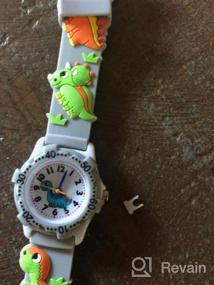 img 6 attached to Enhanced ELEOPTION Kids Watch for Girls Boys: Analog Time Machine, Waterproof Toddlers Digital Watch with 3D Cute Cartoon Silicone Wristwatch. Ideal Birthday Gift for Little Kids Boys Girls.