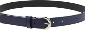 img 3 attached to FASHIONGEN Genuine Italian Leather Women's Thousers Belts - Stylish Accessories for the Perfect Fit