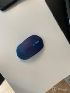 img 1 attached to Logitech M535 Bluetooth Mouse - Compact Wireless Mouse with 10-Month Battery Life, Compatible with Windows, Mac OS, Chrome, Android, Blue review by Wei-Yin  Hou ᠌